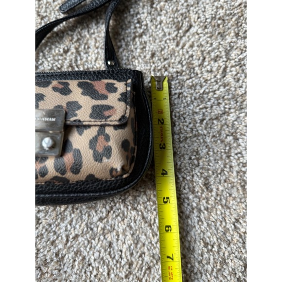 Dana Buchman Leopard Print Mini Crossbody Bag Small Purse Designer - Picture 4 of 11